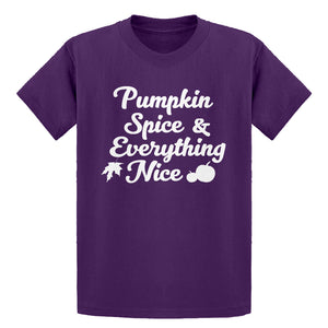 Youth Pumpkin Spice and Everything Nice Kids T-shirt