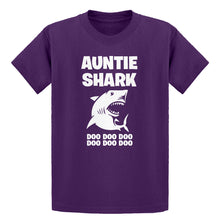 Youth Auntie Shark Kids T-shirt