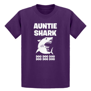 Youth Auntie Shark Kids T-shirt