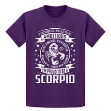 Youth Scorpio Astrology Zodiac Sign Kids T-shirt