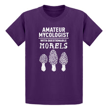 Youth Questionable Morels Kids T-shirt