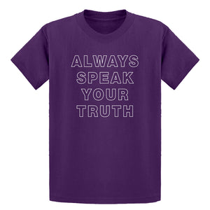 Youth Always Speak Your Truth Kids T-shirt