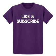 Youth Like and Subscribe Kids T-shirt