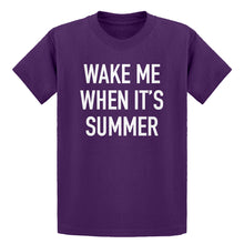 Youth Wake me When its Summer Kids T-shirt