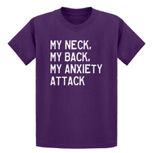 Youth My Neck, My Back, My Anxiety Attack Kids T-shirt