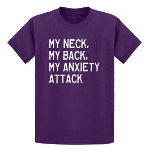 Youth My Neck, My Back, My Anxiety Attack Kids T-shirt