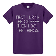 Youth First I Drink the Coffee Kids T-shirt