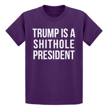 Youth Trump is a Shithole President Kids T-shirt