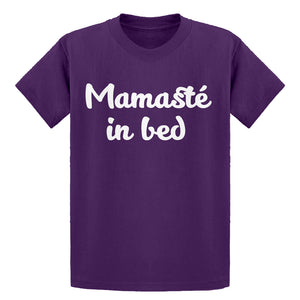Youth Mamaste in Bed Kids T-shirt