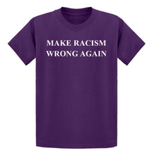 Youth Make Racism Wrong Again Kids T-shirt