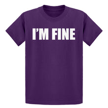 Youth I'm Fine Kids T-shirt