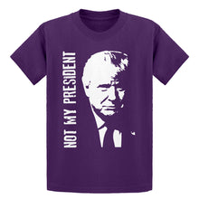 Youth Not My President Donald Trump Kids T-shirt