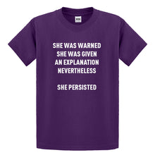 Youth She Persisted Venus Fist Kids T-shirt
