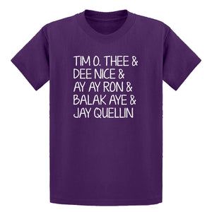 Youth Tim O. Thee & Dee Nice & Ay Ay Ron & Balak Aye & Jay Quellin Kids T-shirt