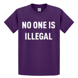 Youth No One is Illegal Kids T-shirt