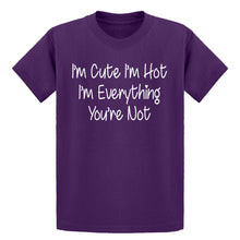 Youth Im Cute Im Hot Kids T-shirt