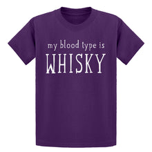 Youth My Blood Type is Whisky Kids T-shirt