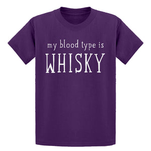 Youth My Blood Type is Whisky Kids T-shirt