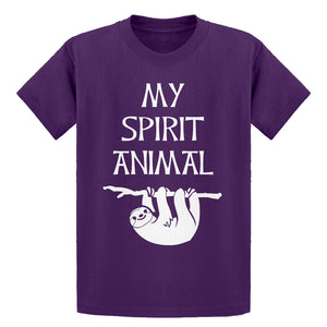 Youth Sloth is my Spirit Animal Kids T-shirt