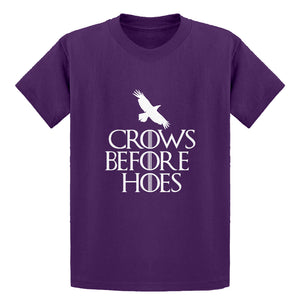 Youth Crows Before Hoes Kids T-shirt
