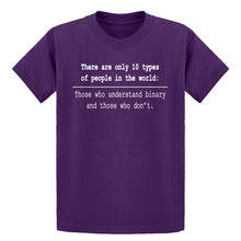 Youth 10 Types of People Kids T-shirt
