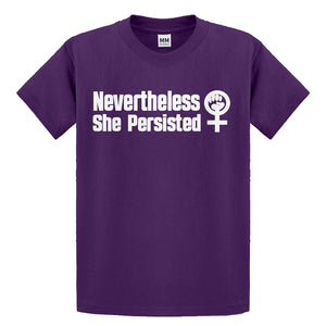Youth She Persisted Bold Kids T-shirt