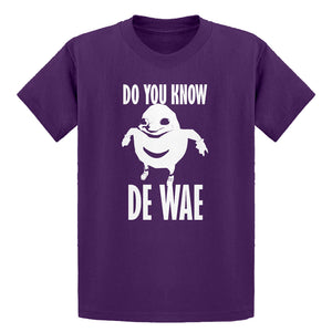 Youth Do You Know De Wae Kids T-shirt