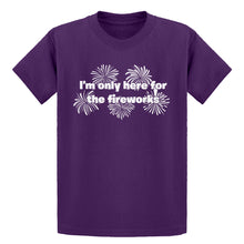 Youth I'm Only Here for the Fireworks Kids T-shirt
