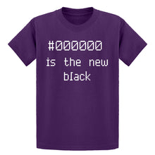 Youth 000000 is the new black Kids T-shirt