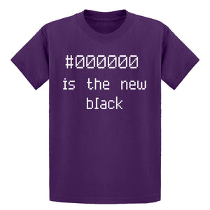 Youth 000000 is the new black Kids T-shirt