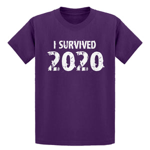 Youth I Survived 2020 Kids T-shirt