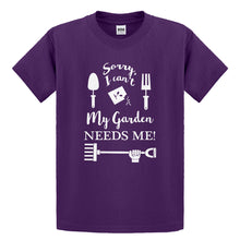 Youth I Can't My Garden Needs Me! Kids T-shirt
