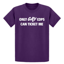 Youth Only Gay Cops Can Ticket Me Kids T-shirt