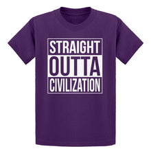 Youth Straight Outta Civilization Kids T-shirt