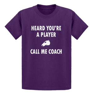 Youth Call me Coach Kids T-shirt