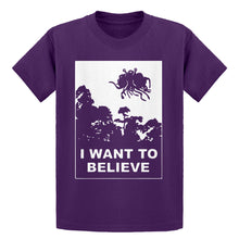 Youth I Want to Believe Flying Spaghetti Monster Kids T-shirt