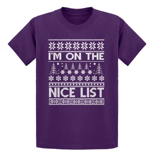 Youth Im on the Nice List Kids T-shirt