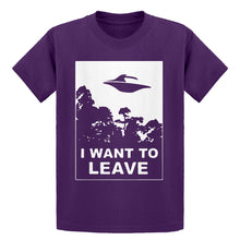 Youth I Want to Leave Kids T-shirt