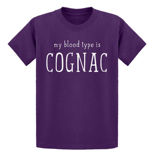 Youth My Blood Type is Cognac Kids T-shirt