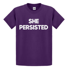 Youth She Persisted Kids T-shirt