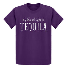 Youth My Blood Type is Tequila Kids T-shirt