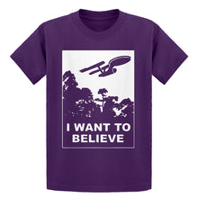 Youth I Want to Believe Space Ship Kids T-shirt