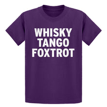Youth WHISKY TANGO FOXTROT Kids T-shirt