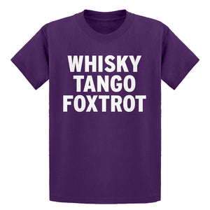 Youth WHISKY TANGO FOXTROT Kids T-shirt