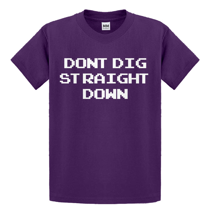 Youth Don't Dig Straight Down Kids T-shirt