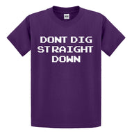 Youth Don't Dig Straight Down Kids T-shirt
