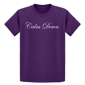 Youth CALM DOWN Kids T-shirt
