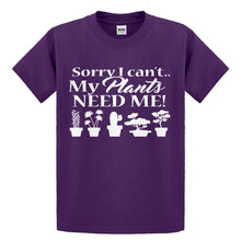 Youth I Cant My Plants Need Me! Kids T-shirt