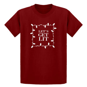Youth Lets Get Lit Kids T-shirt