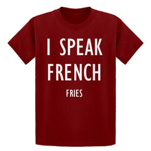 Youth I Speak French Fries Kids T-shirt